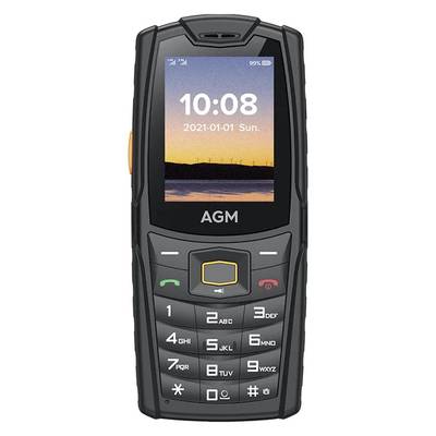 Mobiltelefon Outdoor AGM Mobile M6 2.4 tum Svart