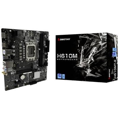 BioStar H610MT-E Moderkort Sockel Intel® 1700 Formfaktor Micro-ATX Moderkort-chipset Intel® H610