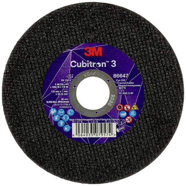 Cubitron  86647 Separeringsplatta 25 delar 125 mm 22.23 mm 25 st
