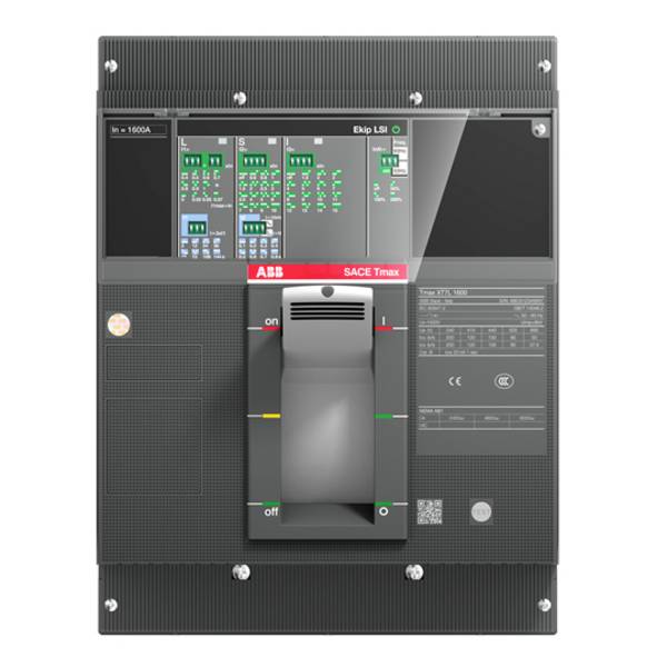 ABB XT7S 1000 EKIP DIP Brytare 1 st Inställningsområde (ström): 1000 - 10000 A Växelspänning (max.): 220 V/AC, 690 V/AC