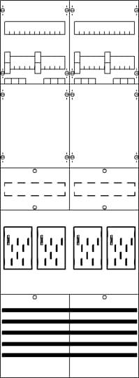 Striebel & John 2CPX054174R9999 BF29A4XAY Mätarfält Inbyggnad Moduler totalt = 24 Antal serier = 0 Innehåll 1 st