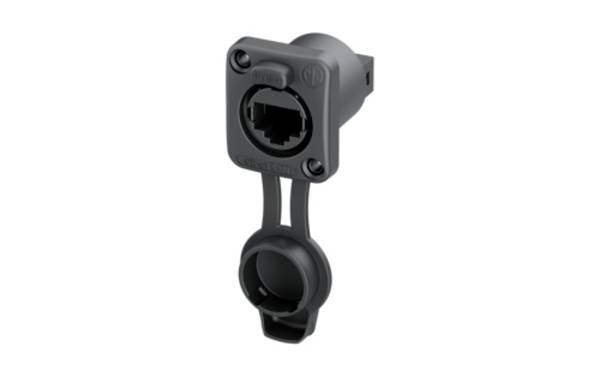 Neutrik  Kontakt NE8FDIS-TOP Hona inbyggd    Svart 1 st