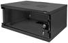 Digitus DN-38011 19" väggskåp (B x H x D) 540 x 241 x 400 mm 4 U Svart (RAL 9005), Svart