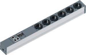 Bachmann 3293011 19 tum Nätverksskåp-förgreningsdosa 1 U IEC C13 10A
