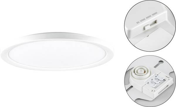 EVN AP44400125 AP44400125 LED-takbelysning LED LED fast installerad  40 W Vit