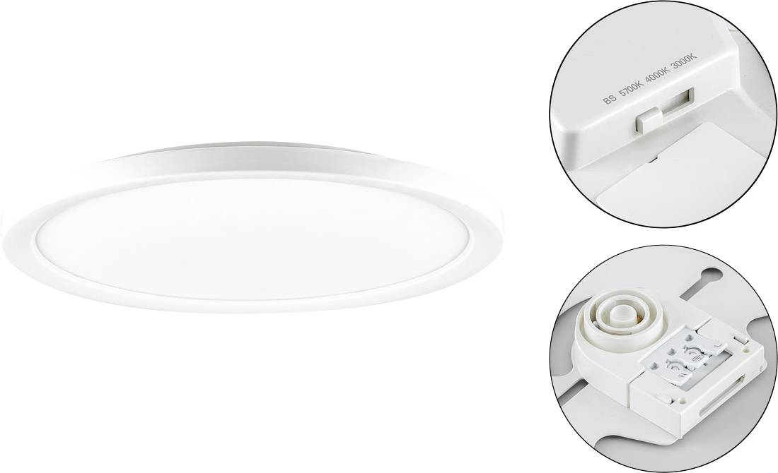 Teknisk ritning av en rund komponent med mått. Diametern är 440 mm, höjden 39 mm. Detaljer om form och urtag visas.