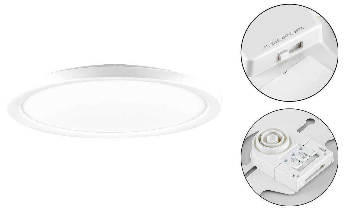 EVN AP44400125 AP44400125 LED-takbelysning LED LED fast installerad 40 W Vit-1