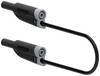 Electro PJP 2710-IEC-CD1-25N Mätledning Laminerade stickdon 4 mm Laminerade stickdon 4 mm 25 cm Svart 1 st