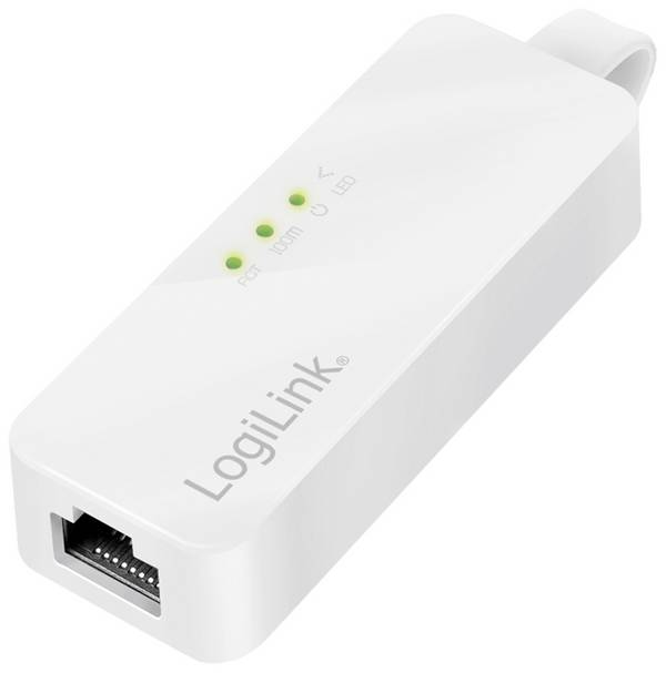 LogiLink UA0144B Nätverksadapter  100 MBit/s USB 2.0, RJ45