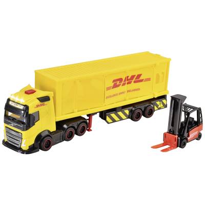 Dickie Toys Byggmodell Lastbil Volvo DHL Truck Färdig modell Lastbilsmodell