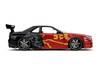 JADA TOYS Godzilla Nissan GTR Färdig modell Bilmodell
