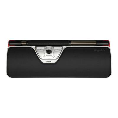 Contour Design RollerMouse RED Plus Mus, musmattsset Sladd Svart, Silver 7 Knappar 600 dpi, 800 dpi, 1000 dpi, 1200 dpi,