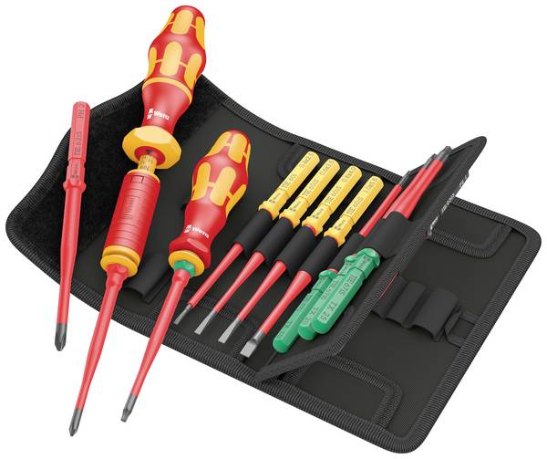 Wera Kraftform Kompakt VDE 16 Torque extra slim 1  Vridmomentskruvmejsel-set