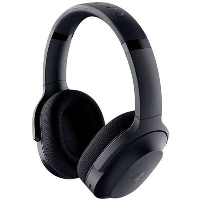 Svarta over-ear-hörlurar med vadderade öronkåpor och justerbart huvudband, på neutral bakgrund.