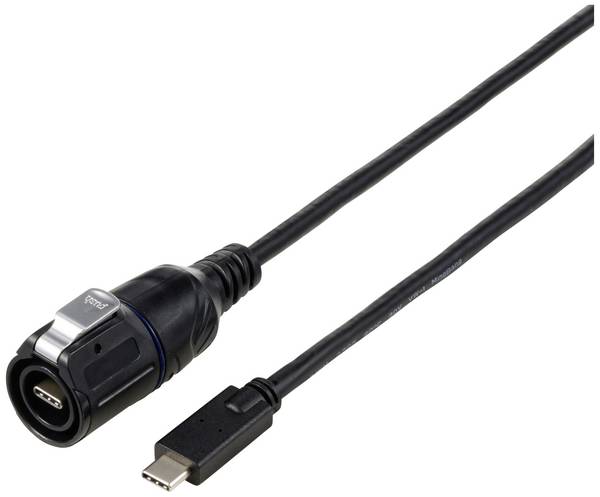 USB typ C®-adapter inkl. 1 m kabel TC-12770464 TRU COMPONENTS Innehåll: 1 st