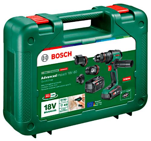 Bosch Home and Garden AdvancedImpact 18V-80 QuickSnap 2-växel-Slagborrmaskin batteri borstfri-5