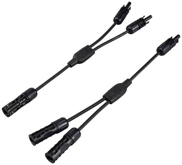 Sygonix SY-6408046 Solcellsanläggningar anslutning Adapterkabel 30 A Svart 36 cm