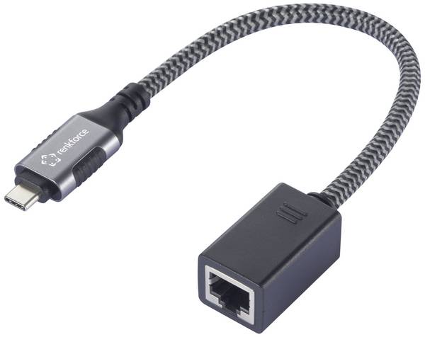 Renkforce USB-C® to Gigabit Ethernet Mini Adapter Nätverksadapter   USB 3.2 Gen 1