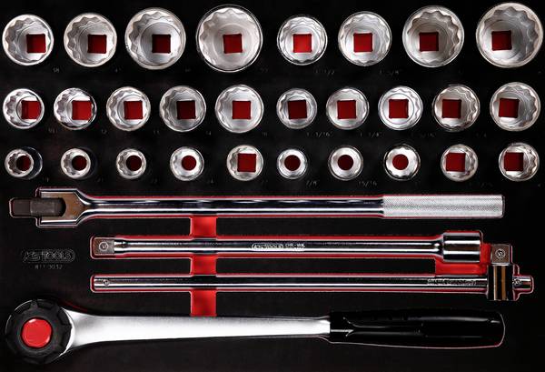 KS Tools 8110032 Hylsnyckelsats  3/4"  811.0032