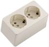 Martin Kaiser 715/ws Eluttag Utanpåliggande 1-pack IP20 Cremevit (matt)
