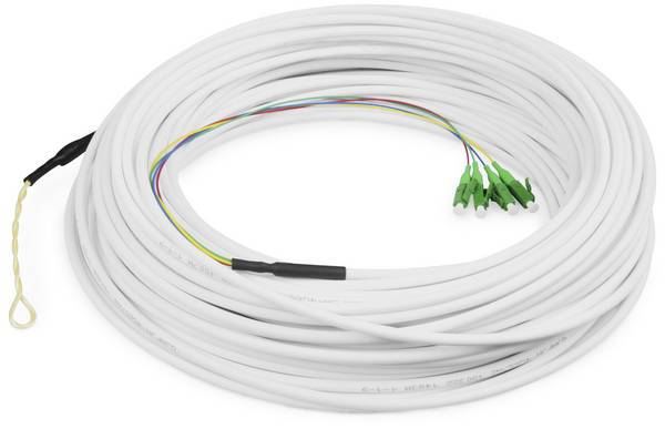 Digitus DK-3904LCA-50 Fiberoptik LWL Anslutningskabel 50 m Vit 9/125 µ Singlemode