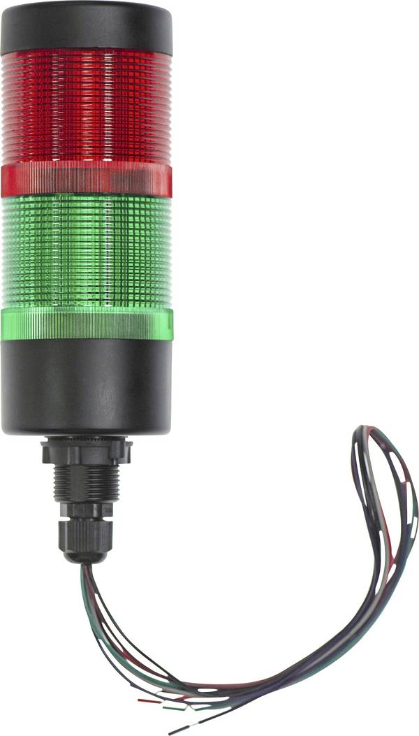 TRU COMPONENTS Signalpelare TC-12835336 TC-HBJD-55A-D/2/RG/24V/IP65 LED Röd, Grön 1 st