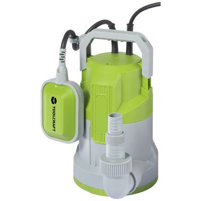 Grön och grå vattenpump med markant hölje, kabel och slangkoppling, lämplig för användning i vattenöverföringsapplikationer.
