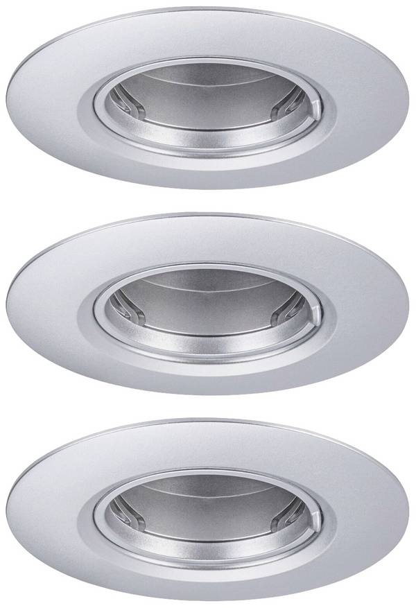 Paulmann 92113  Inbyggnadsbelysning Set 3 st  LED GU10  Krom (matt)