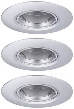 Paulmann 92113  Inbyggnadsbelysning Set 3 st  LED GU10  Krom (matt)