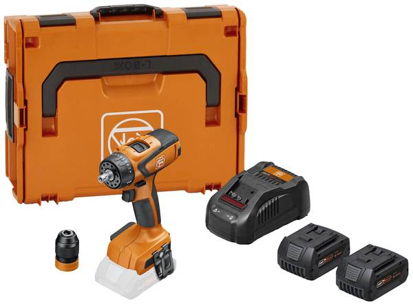 Fein ASCM 18 QSW AS 71161462000 Borrskruvdragare batteri  18 V 5.0 Ah Li-Ion inkl. 2x batterier, inkl. laddare, inkl. väska