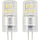 Sygonix SY-6442044 LED-lamp EEK F (A - G) G4 2.6 W = 28 W Varmvit (Ø x L) 15 mm x 40 mm 2 st