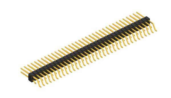 Fischer Elektronik Stiftlist (standard) Antal serier: 2 SL17SMD08370G 10 st-0