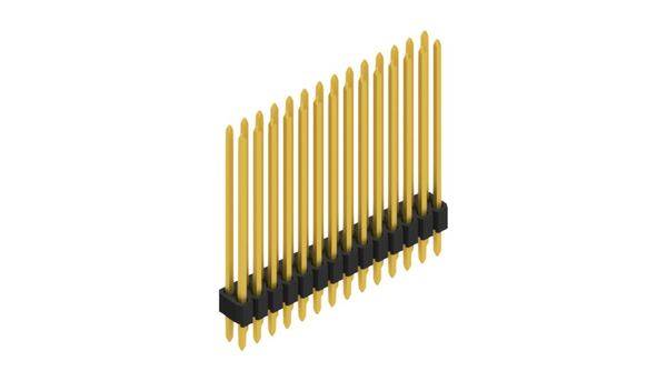 Fischer Elektronik Stiftlist (standard) Antal serier: 2 SLVW413028G 10 st