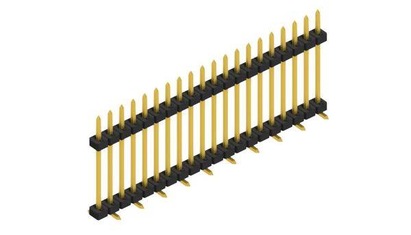 Fischer Elektronik Stiftlist (standard) Antal serier: 1 10137283 10 st