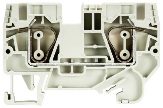 Wieland Electric 56.706.0055.0 Terminal med genomföring 8 mm Fjäderdraganslutning  Grå 50 st Piece