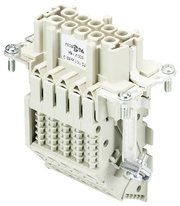 Wieland Electric 70.101.1053.0 Klämadapter  Totalt antal poler 10 10 st