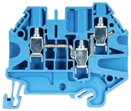 Wieland Electric 58.504.5055.6 Terminal med genomföring 6 mm Skruv  Blå 100 st Piece