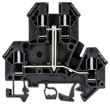 Wieland Electric 57.403.6955.1 Installationsplint 5 mm Skruv  Svart 100 st Piece