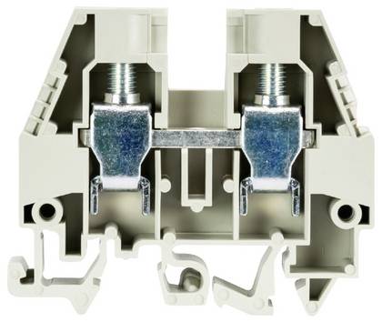 Wieland Electric 57.510.1155.0 Terminal med genomföring 10 mm Skruv  Grå 50 st Piece