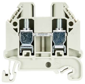 Wieland Electric 58.506.0055.0 Terminal med genomföring 8 mm Skruv  Grå 100 st Piece