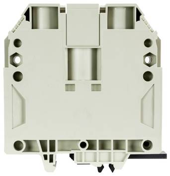 Wieland Electric 57.597.0155.0 Terminal med genomföring 28 mm Skruv  Grå 10 st
