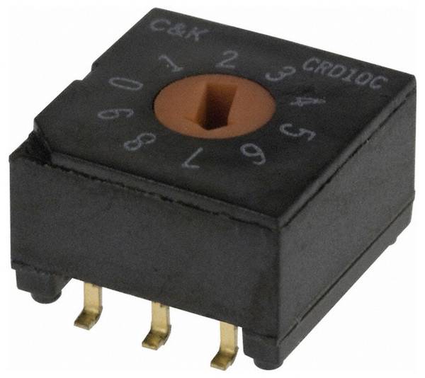 C & K Switches CRD10CM0SB Rotay Switch CRD Series Kodningsomkopplare 1 st Tube
