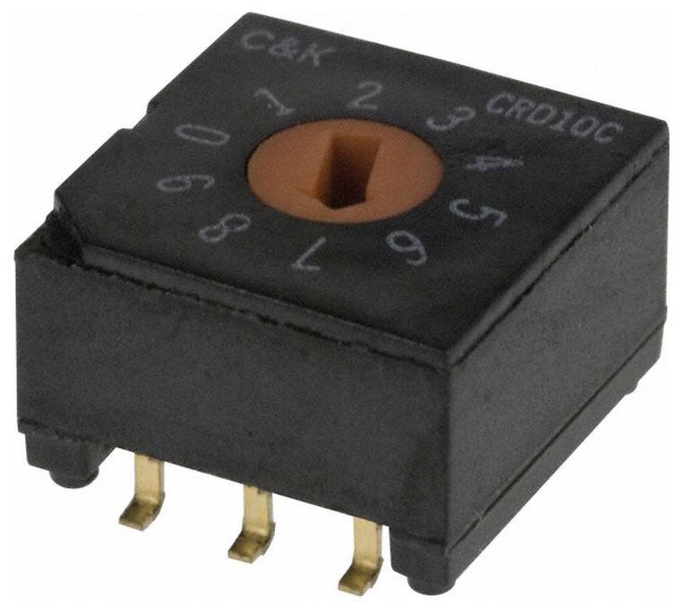 C & K Switches CRD10CM0SB Rotay Switch CRD Series Kodningsomkopplare 1 st Tube-0