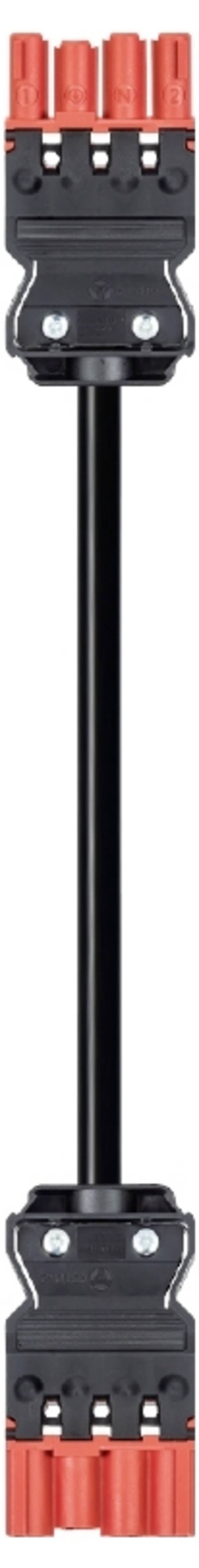 Wieland Electric 92.207.4000.0  Anslutningsledning  Svart 4 m
