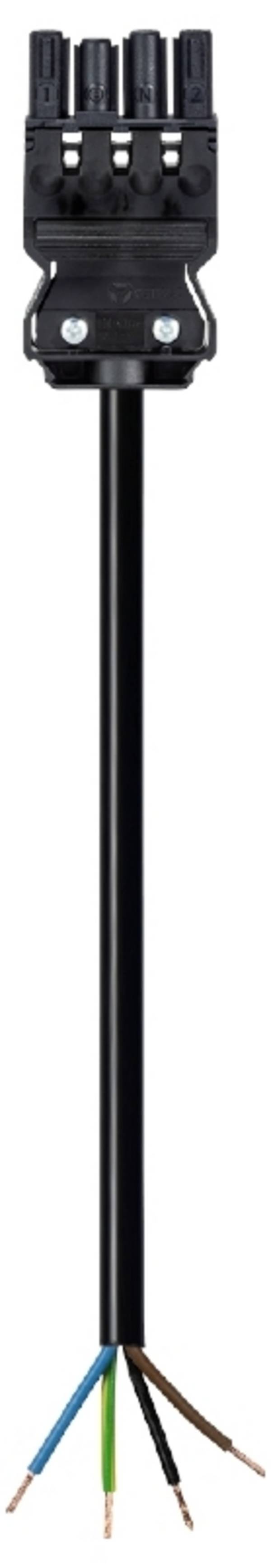 Wieland Electric 92.207.8063.1  Anslutningskabel  Svart 8 m