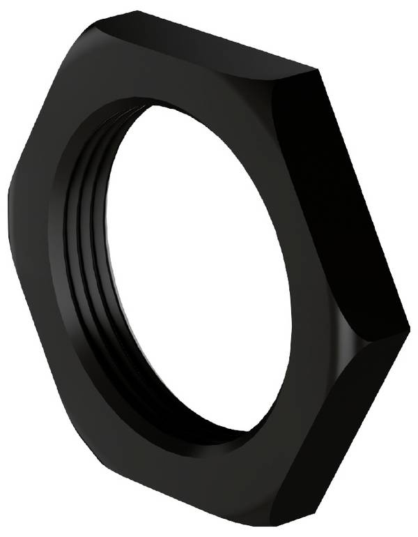 Wieland Electric 05.505.0253.1 M 25 x 1,5 SCHWARZ Låsmutter      Plast Svart 10 st