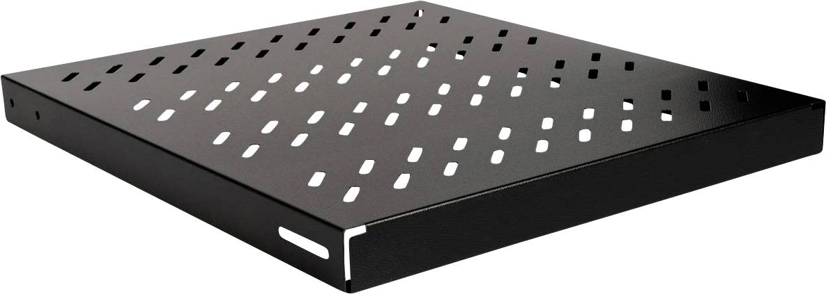 Roline 26.21.0120 19 tum Nätverksskåp-hylla Svart-0