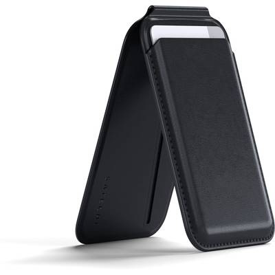 Satechi Magnetic Wallet Stand Leder Case Apple Svart ST-VLWK