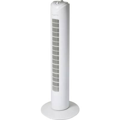Sygonix Tornfläkt 50 W (Ø x H) 270 mm x 805 mm Vit