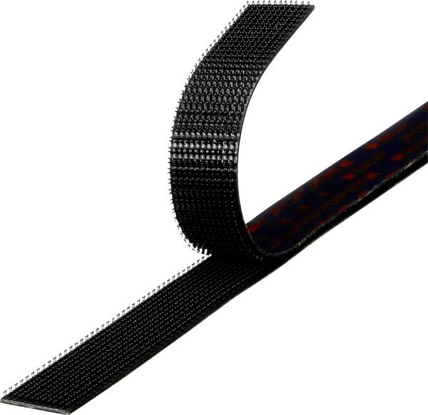 3M Dual Lock SJ3552CF Kardborreband för fastlimning Svamphuvud (L x B) 1 m x 25 mm Svart Metervara